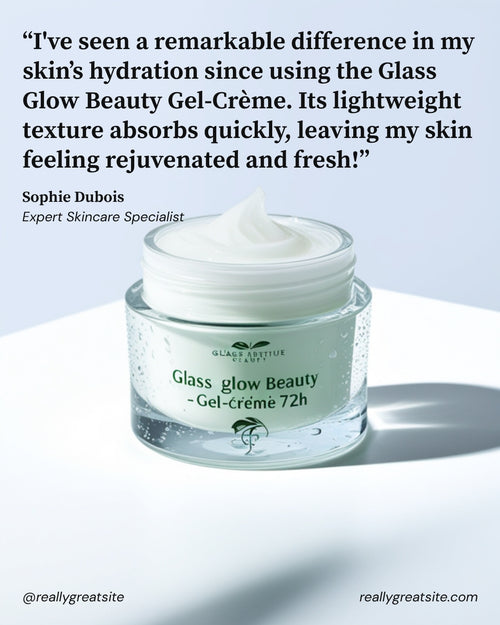 Crème Hydratante Glass Glow — Gel-Crème 72h
