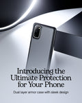 Coque Samsung Galaxy S24 Titan Shield — Fond noir premium
