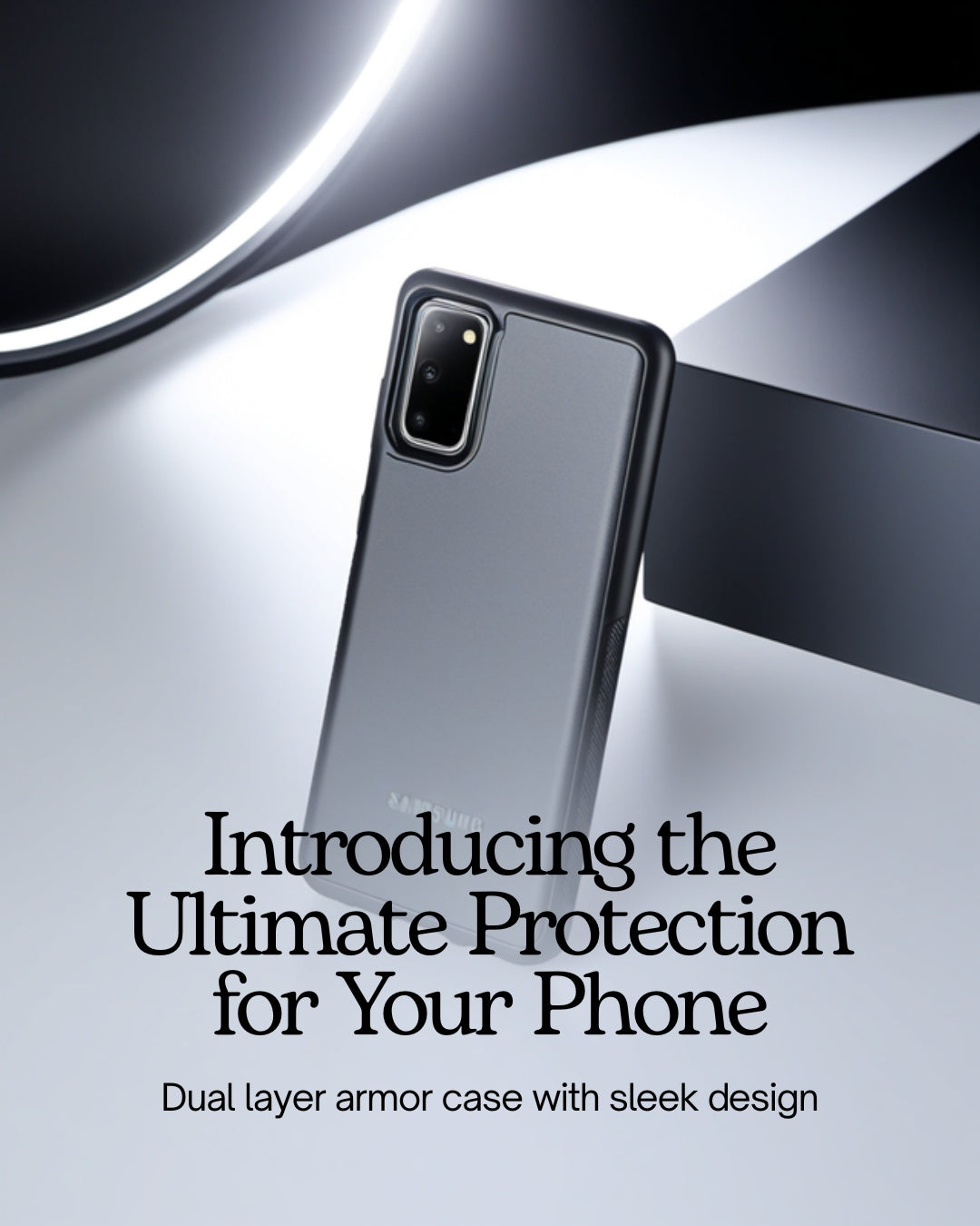 Coque Samsung Galaxy S24 Titan Shield — Fond noir premium