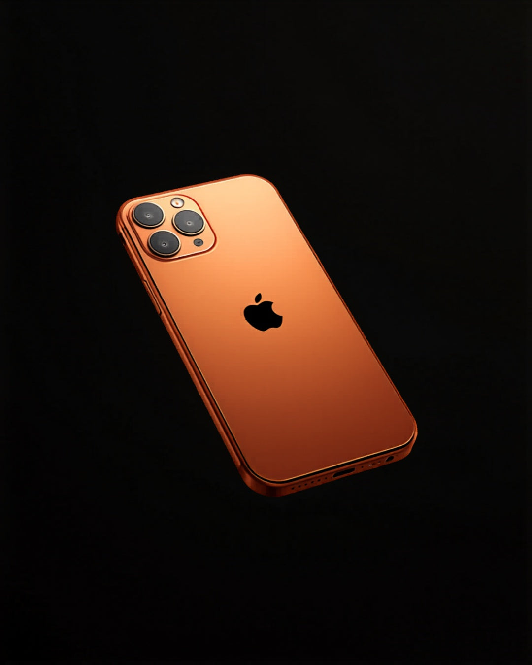 Coque iPhone 17 Pro — Desert Titanium Orange — CaseZone