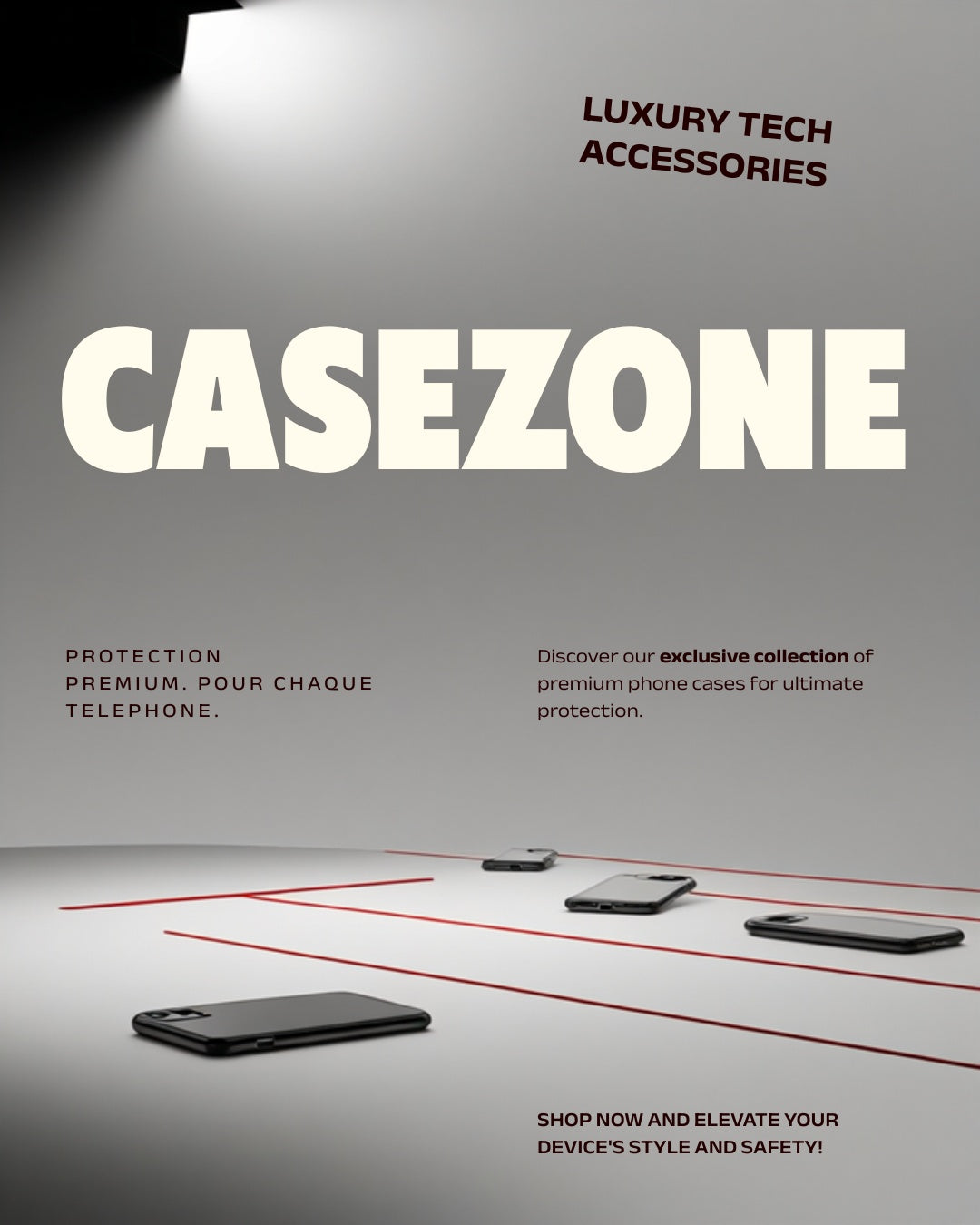 CaseZone — Protection Premium pour tous les telephones