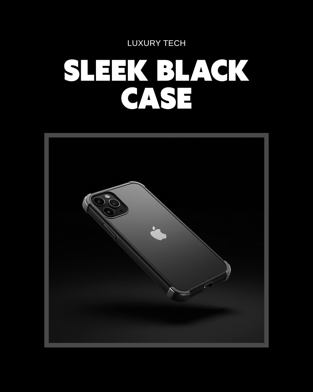 Coque iPhone 17 Series Armor Pro MagSafe — Fond noir premium