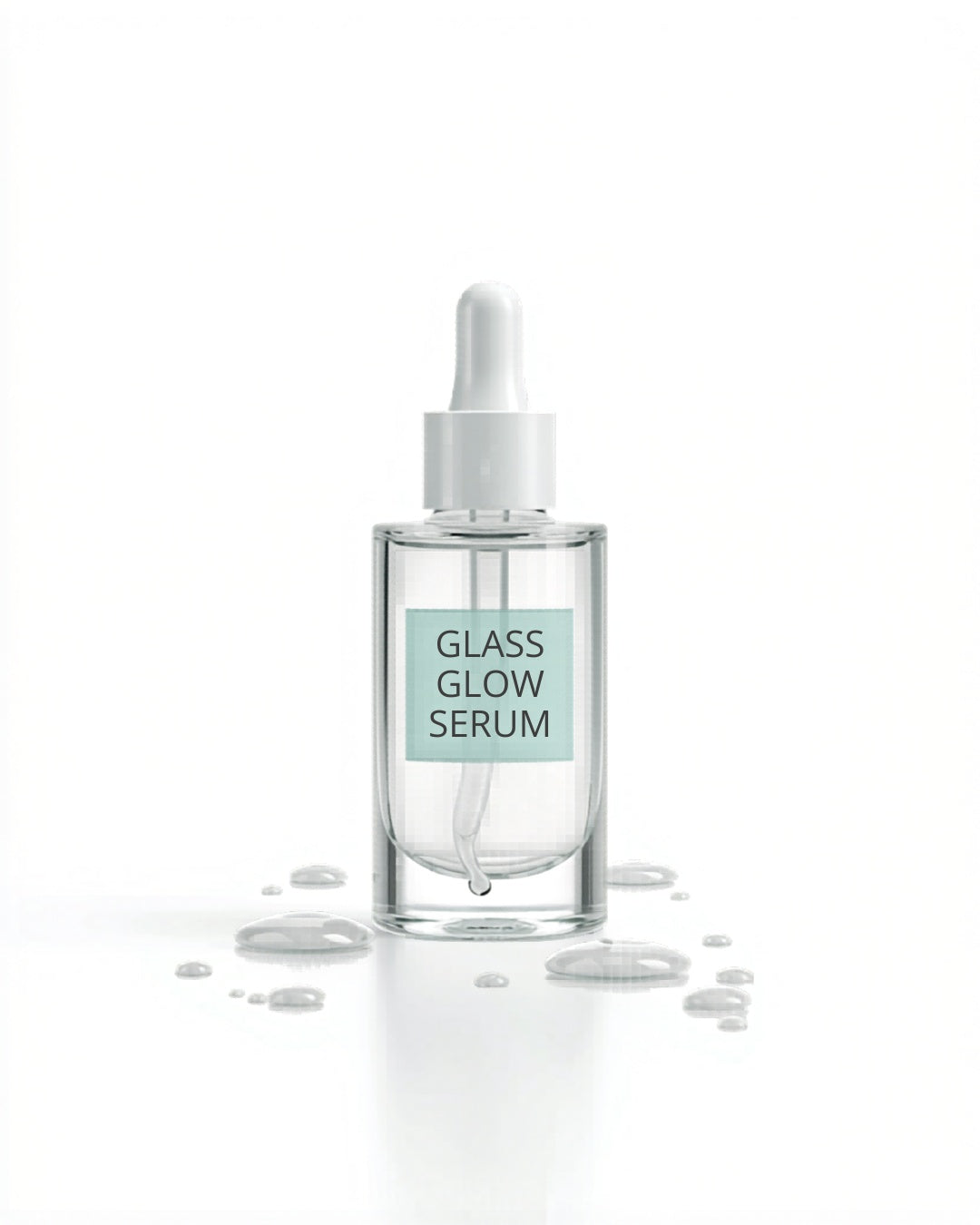 Sérum Peeling Glass Glow — Photo studio fond blanc